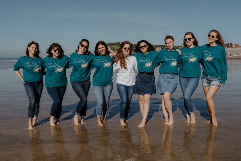 Virginie et ses amies – Shooting EVJF à Criel sur Mer
