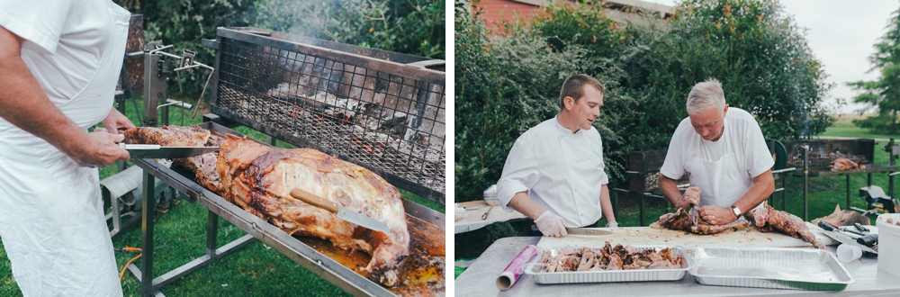 Mariage simple, végétal, fleuri, rustique à l'abbaye de Saint Martin de Boscherville en Normandie et réception de mariage aux grange de Bosc Grimont ; robe fluide dentelle, 2cv, polaroïd, costume et noeud papillon liberty par Emmanuelle Auzou de Vogue Photography, french wedding photographer in Normandy