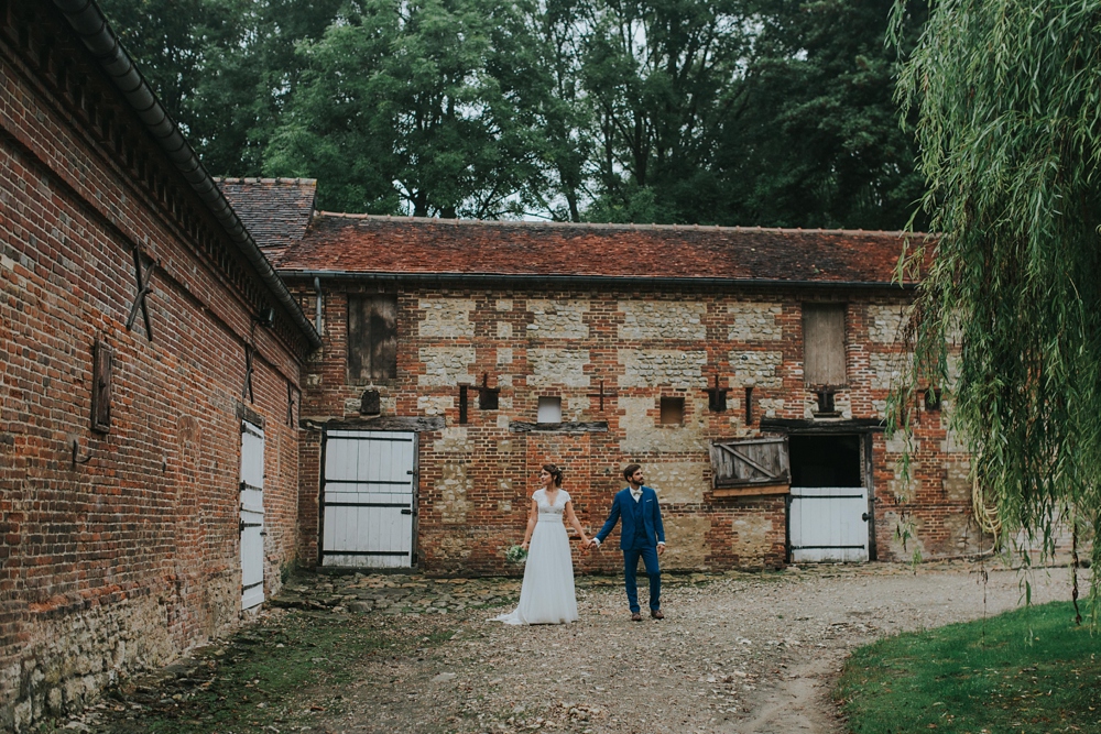 Mariage sous la pluie en Normandie - Rain Wedding in Normandy France
