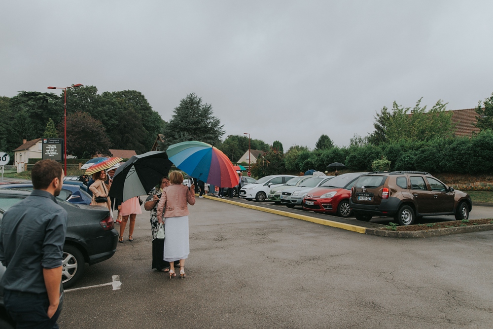 Mariage sous la pluie en Normandie - Rain Wedding in Normandy France