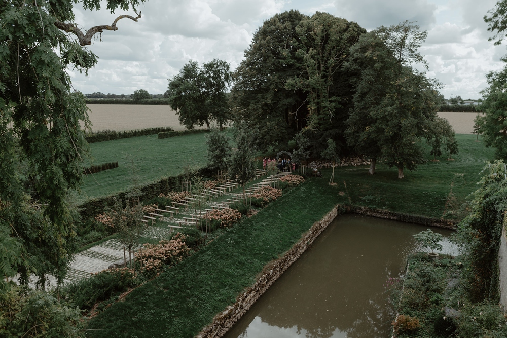 Mariage au Domaine de Quincampoix - Mariage franco-canadien laïque en extérieur avec robe Rue de Seine - Emmanuelle Auzou photographe de mariage