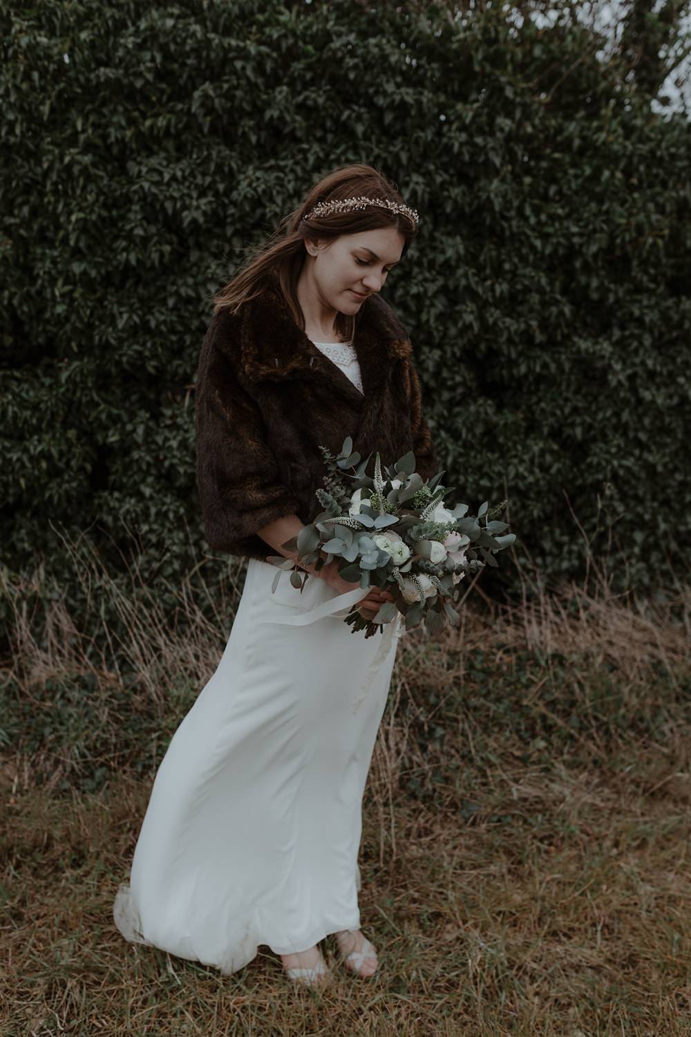 Mariage Caen Domaine de Soignolles et robe Laure de Sagazan Le Sens de la Fête