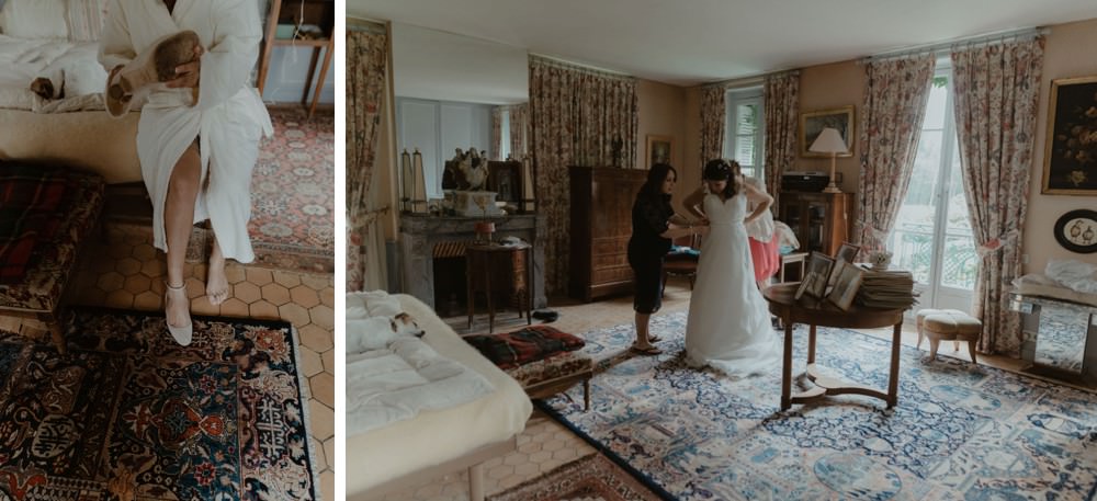 Photographe de mariage à l'Orangerie Saint Jean à La Chapelle sur Dun en Normandie - Salle de Réception à la campagne