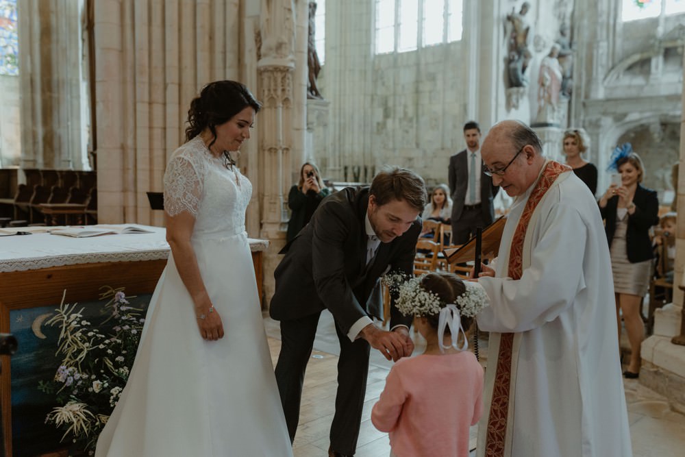 Photographe de mariage à l'Orangerie Saint Jean à La Chapelle sur Dun en Normandie - Eglise du Bourg Dun