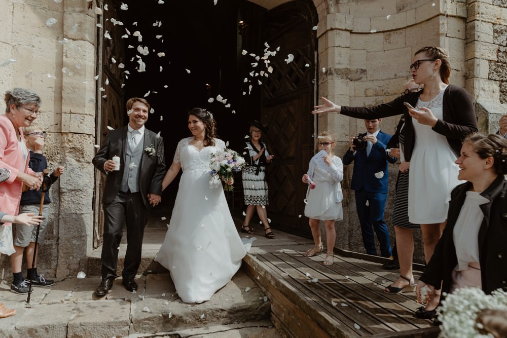 Photographe de mariage à l'Orangerie Saint Jean à La Chapelle sur Dun en Normandie - Eglise du Bourg Dun