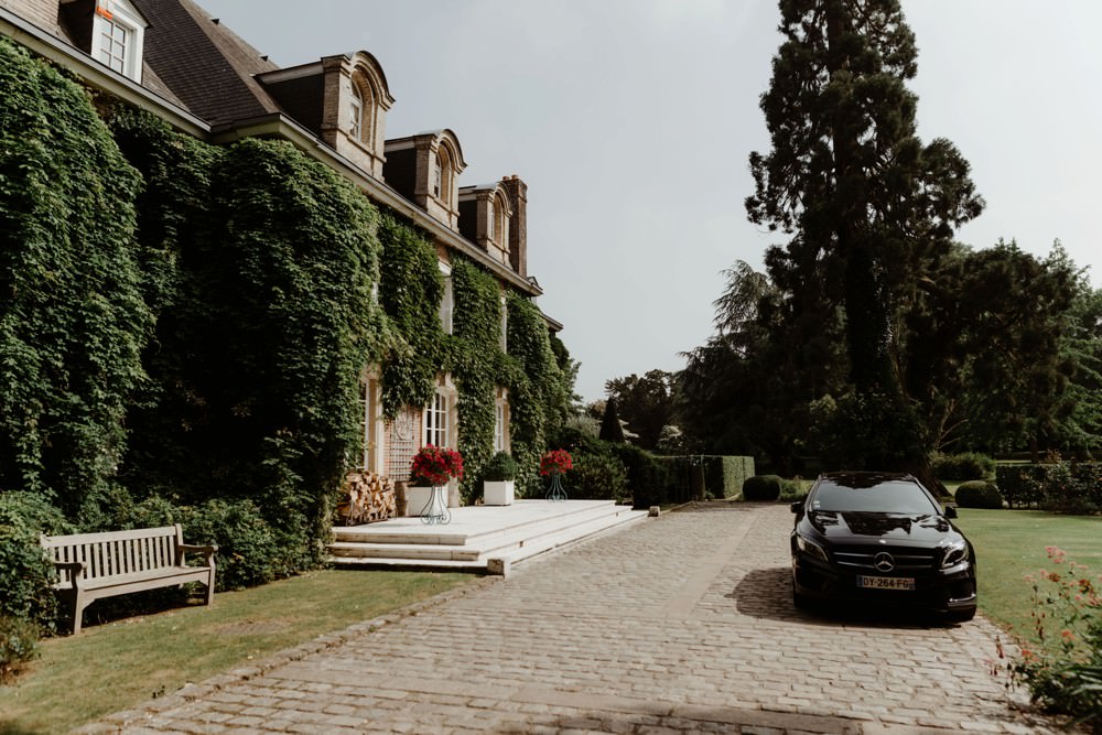 Photographe de mariage à l'Orangerie Saint Jean à La Chapelle sur Dun en Normandie - Salle de réception à la campagne