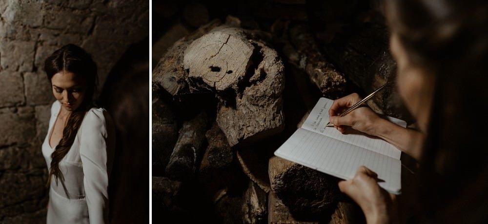 Mariage intime et minimaliste à l'Abbaye de Fontaine Guérard - Emmanuelle Auzou Photographe