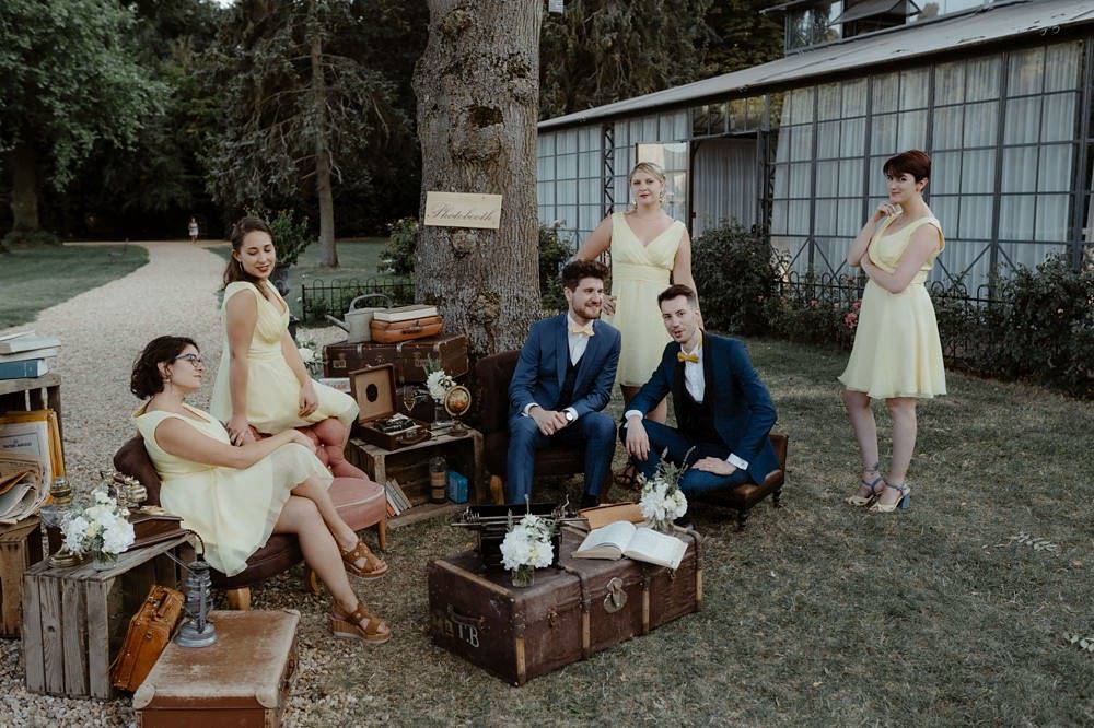Mariage au Château Barthélémy à Paray-Douaville 78 - Mariage gay avec cérémonie laïque en extérieur - Photographies et Film par Emmanuelle Auzou et Laurent Hersent