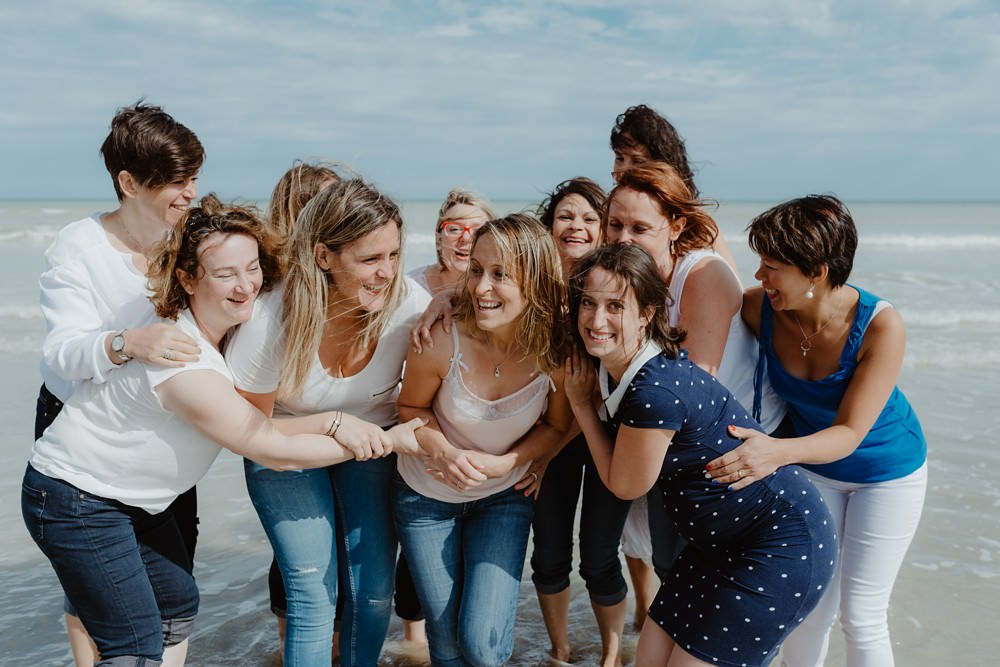 Flavie et ses amies – Shooting photo EVJF à Veules les Roses