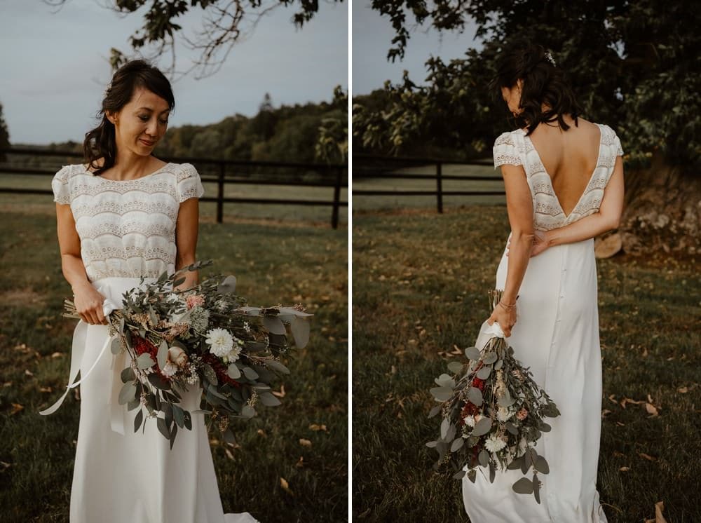 Un mariage laique au Pré des Colombiers dans le Calvados - Mariage sous tente nomade et décoration vintage