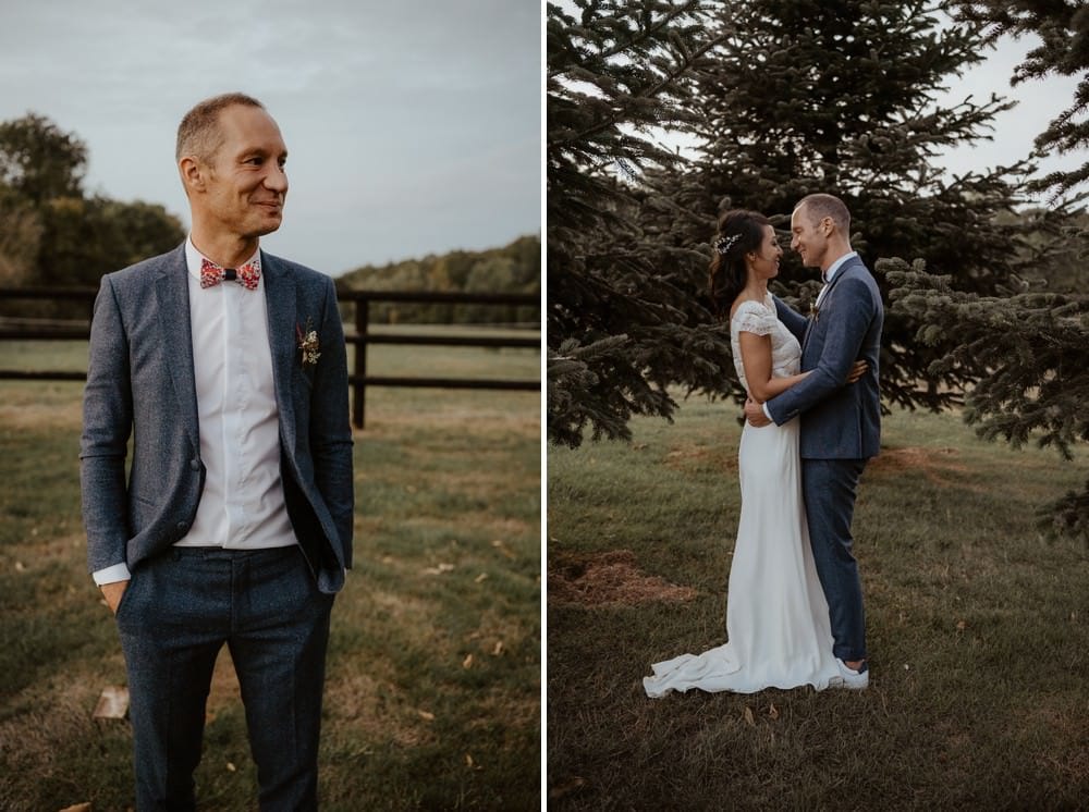 Un mariage laique au Pré des Colombiers dans le Calvados - Mariage sous tente nomade et décoration vintage