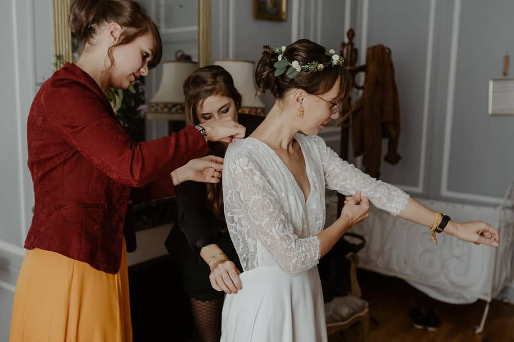 Mariage hygge et folk dans une jolie grange normande aux couleurs de l'automne