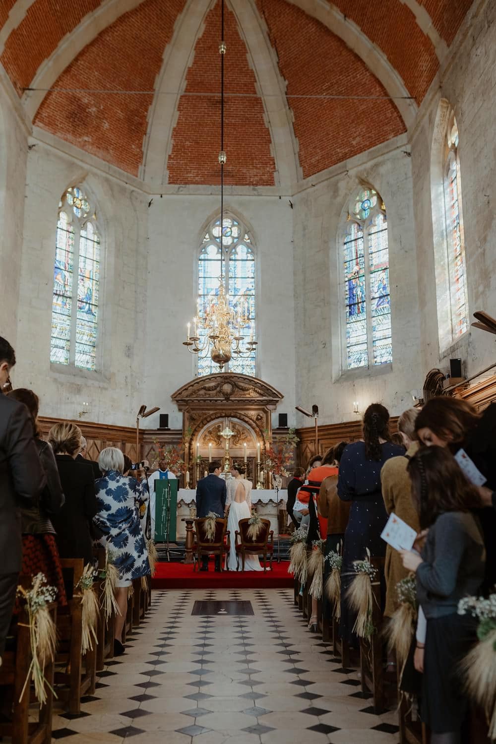Mariage hygge et folk dans une jolie grange normande aux couleurs de l'automne
