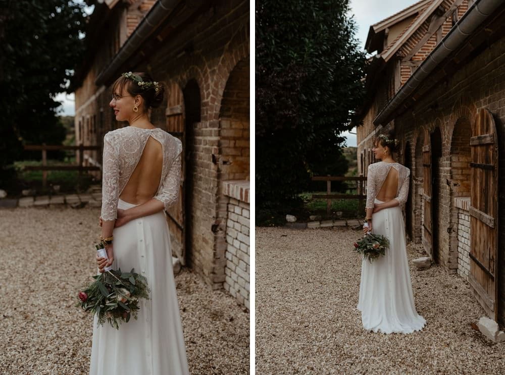 Mariage hygge et folk dans une jolie grange normande aux couleurs de l'automne