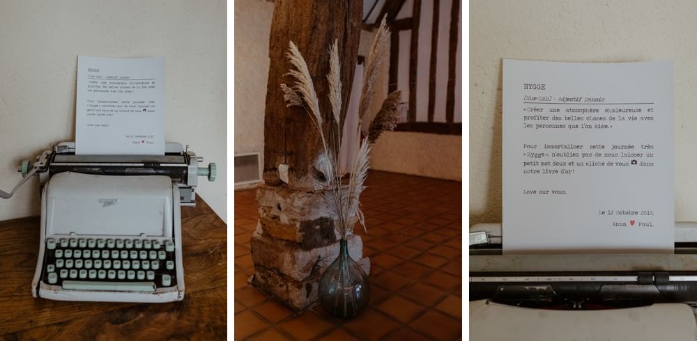 Mariage hygge et folk dans une jolie grange normande aux couleurs de l'automne