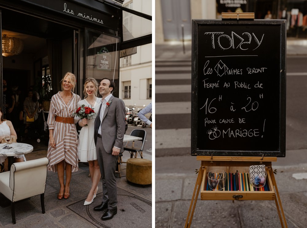 Reportage mariage à la mairie avant le mariage religieux - Emmanuelle Auzou photographe et vidéaste en Normandie