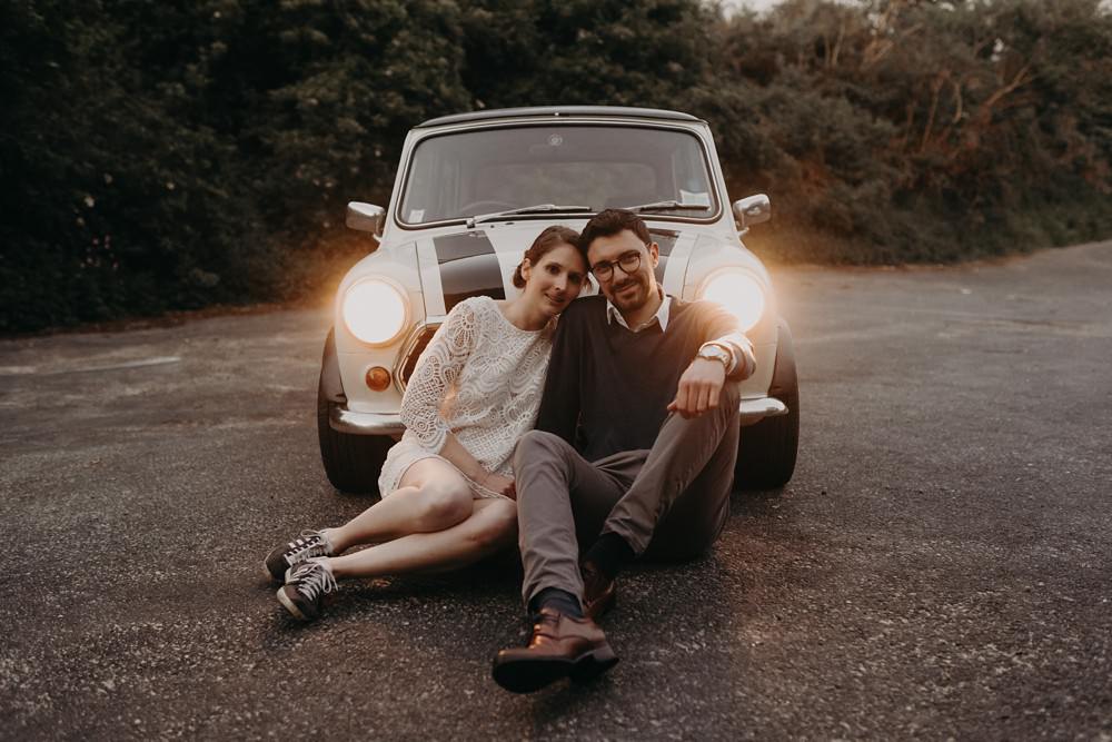 Photographe pour séance PACS sur les falaises et à la mer en Seine Maritime Normandie