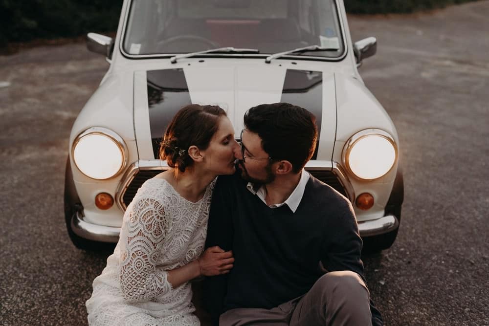 Photographe pour séance PACS sur les falaises et à la mer en Seine Maritime Normandie