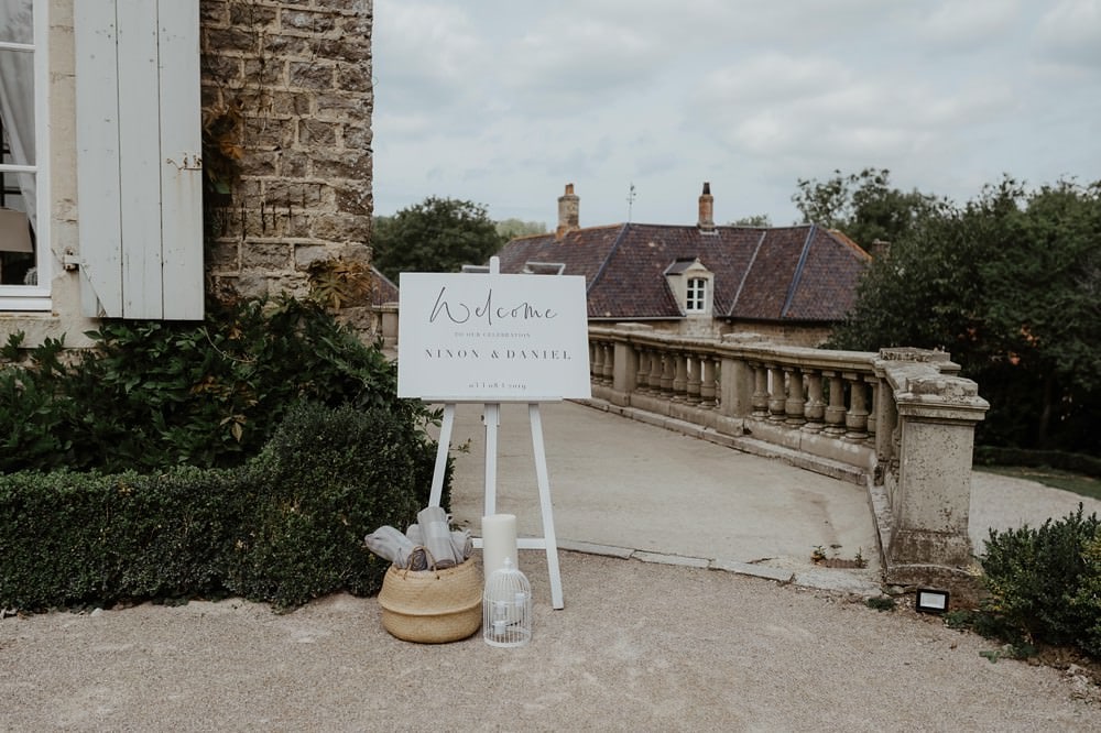 Mariage intime protestant au château du Denacre près de Boulogne sur Mer Côté d'Opale