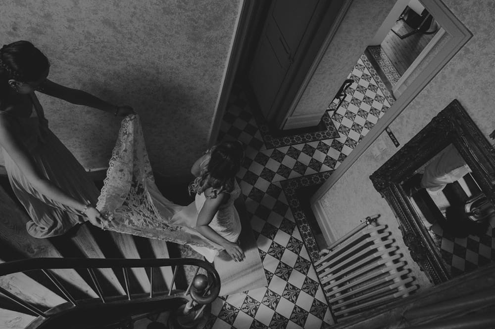 Mariage intime protestant au château du Denacre près de Boulogne sur Mer Côté d'Opale