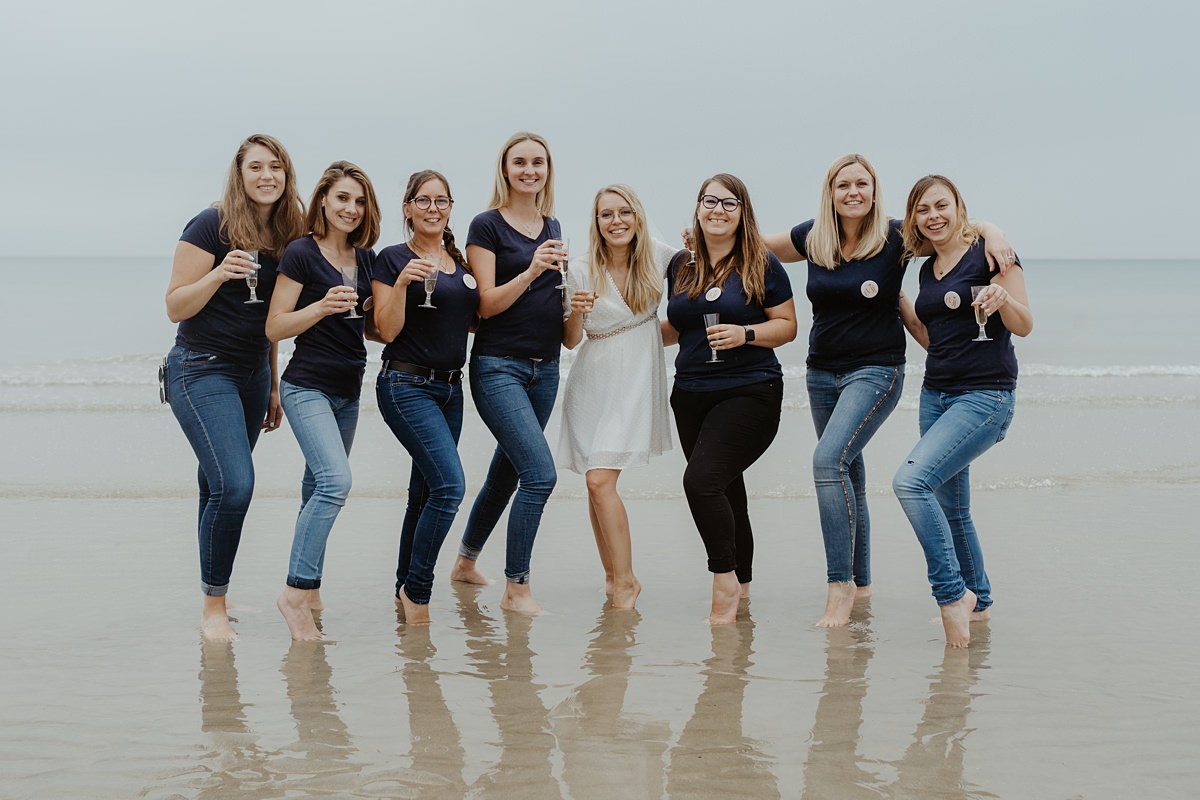 Shooting photo EVJF Petit-Caux en Seine-Maritime Vogue Wedding