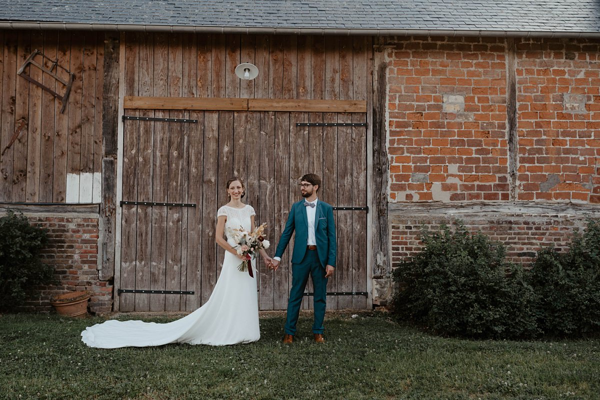 Photographe et Vidéaste mariage domaine de Guerquesalle - Un reportage mariage folk à la ferme de Querquesalle à Amécourt en Normandie