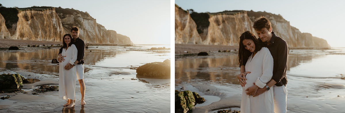 Séance grossesse et famille Le Tréport en Normandie