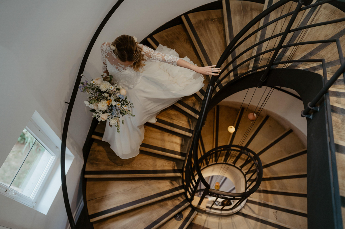 Photographe mariage et vidéaste mariage juif aux Jardins de Coppélia près de Honfleur et Deauville avec cérémonie laïque en extérieur