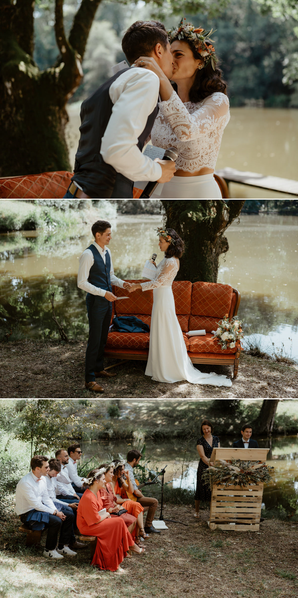 Un mariage laïc au château du Bois Glaume en Bretagne entre Rennes et Saint-Malo