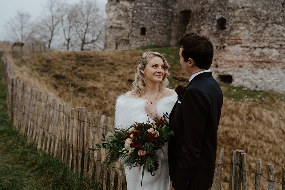 MARINE & ALEXANDRE – Mariage d&rsquo;hiver au château de Sauchay à Dieppe