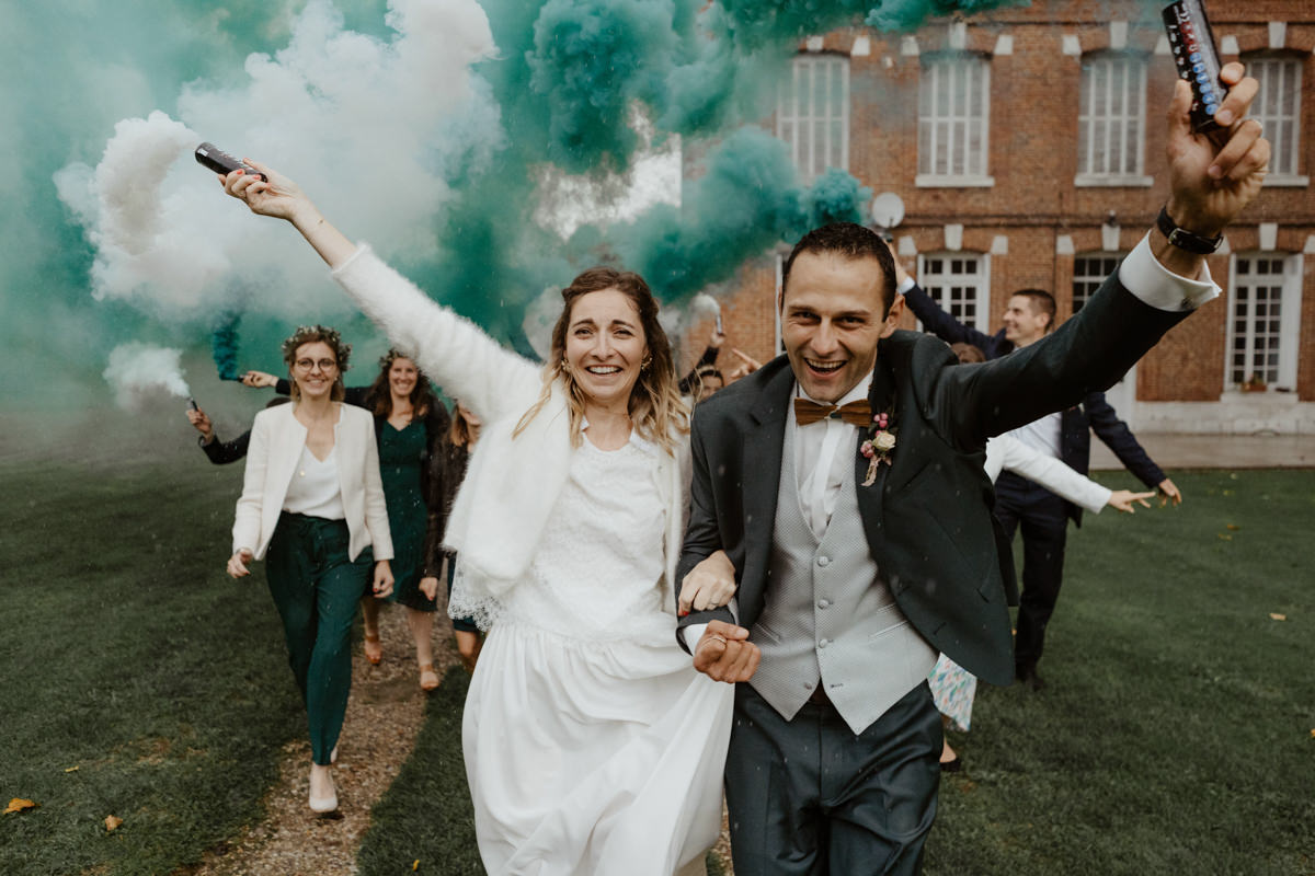 ÉLODIE & STEPHANE – Mariage coloré à la Grange du Mesnil Varin