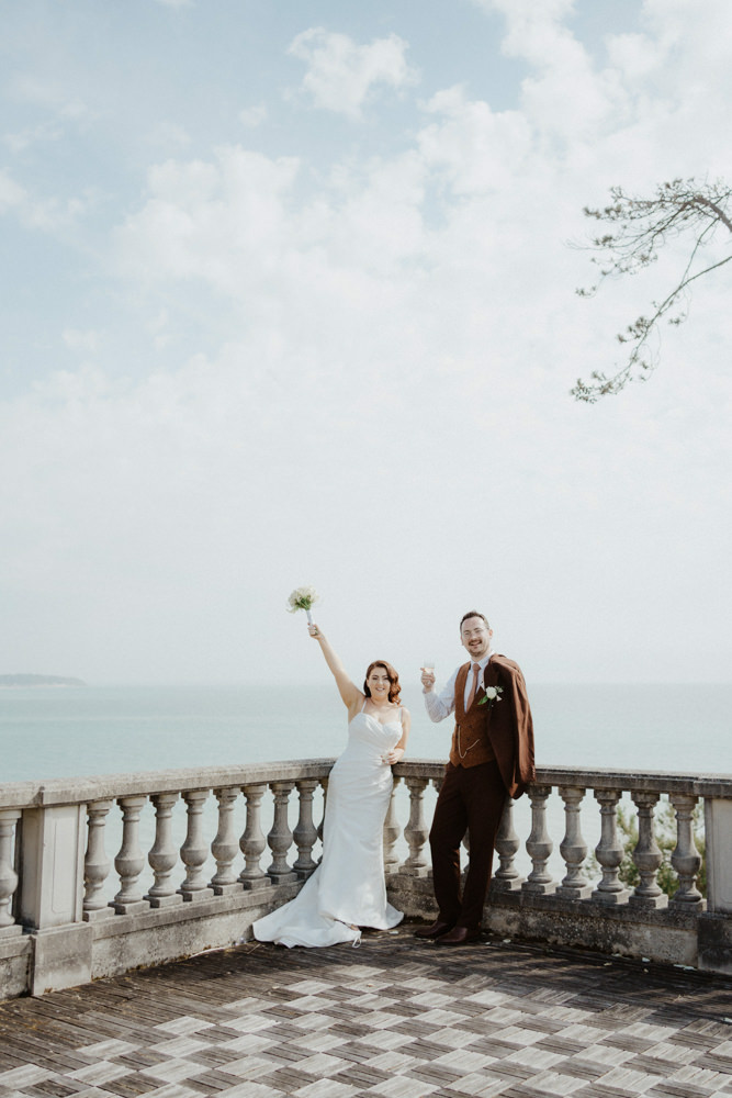 Mariage irlandais au Château de la Crête à Granville en Normandie – Rebecca & Emmanuel